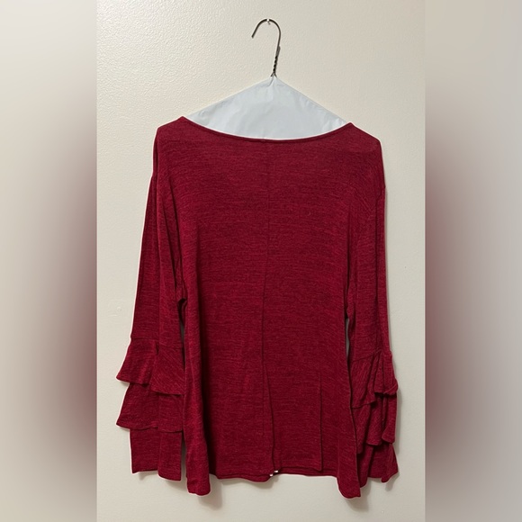 Women’s Top, size L, red, Style & Co - Picture 2 of 3